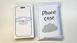 ☁️PAPER DIY☁️ CINNAMOROLL IPHONE 15 | tutorial | xoxomoppu