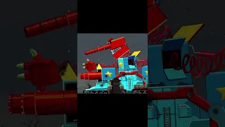 Boxy Boo tank vs Blue Rainbow Friend tank #homeanimations #gerand #multan #tanks #cartoons #shorts