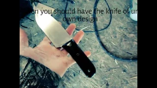 How to make a knife from a saw blade part 2  Finished