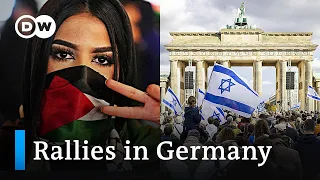 Pro-Israel and pro-Palestinian rallies in Germany: Legal action against pro-Palestine bans? |DW News