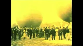 Départ de ballons au concours de Vincennes (1900)
