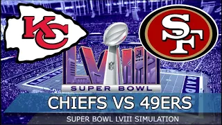 Super Bowl LVIII - Kansas City Chiefs vs San Francisco 49ers - Madden 24 Full Game Sim