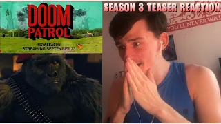 Doom Patrol Season 3 - First Look Teaser | Reaction!!