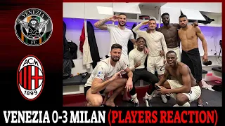 Venezia 0-3 Milan: Players Reaction after the victory