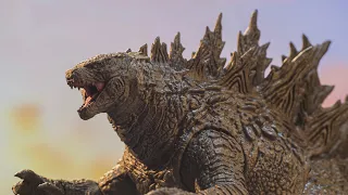 Godzilla vs Kong Exquisite Basic Godzilla 2021 ver 2 by Hiya Toys. #godzilla #hiyatoys