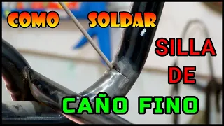 Como soldar silla de caño fino con electrodo.