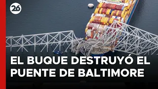 El buque que destruyó el Puente de Baltimore: historia e investigación