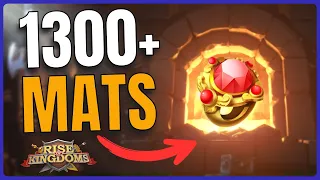 Crafting With 1300+ Legendary Materials in Rise of Kingdoms