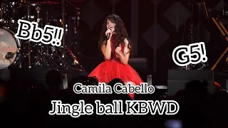 Camila Cabello Jingle Ball(KBWD) 2019 vocal showcase (E3-G5-Bb5(C#6))