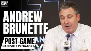 Andrew Brunette Reacts to Nashville Predators Losing Series vs. Vancouver Canucks: "We Were Close"