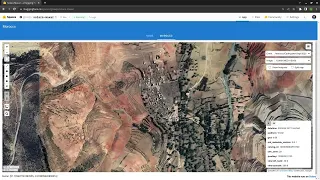 Comparing pre and post-event images side by side for the Morocco Earthquake