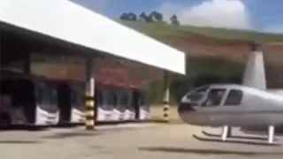 Amazing unbelievable helicopter parking