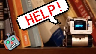 Cozmo robot stuck on shelf