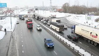 Реконструкция развязки на 25км Ленинградского шоссе с Международным шоссе