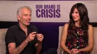 Our Brand Is Crisis:Sandra Bullock & Billy Bob Thornton Exclusive Interview | ScreenSlam