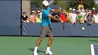 Roger Federer Forehand in HD *Slow Motion*