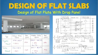 Design of Flat Slab with Drop Panel | Hindi | Type-2 | Design of Concrete Structures |