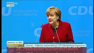 Politischer Aschermittwoch der CDU: Rede von Angela Merkel am 18.02.2015