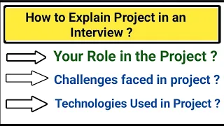 How to Explain Project in an Interview | Question with Answer | All Interview Question | Project |