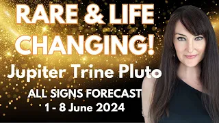 HOROSCOPE READINGS FOR ALL ZODIAC SIGNS - Rare transit of Jupiter trine Pluto is lifechanging!