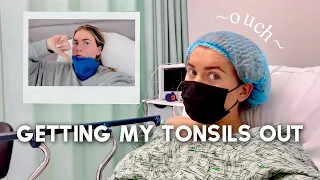 MY TONSILLECTOMY EXPERIENCE VLOG | Surgery & Recovery