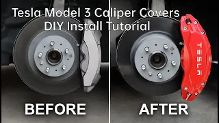 How To Install Tesla Model 3 Brake Caliper Covers | Step By Step Tutorial