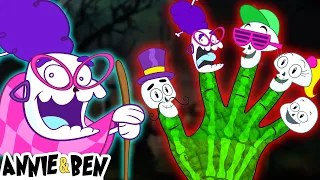 The Skeleton Finger Family | Halloween Songs For Kids | Annie And Ben