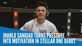 Jhanlo Sangiao turns pressure into motivation in stellar ONE debut