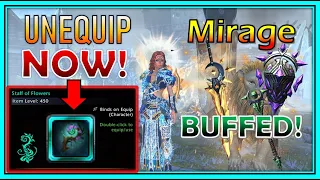 Unequip your Staff of Flowers NOW! Mirage Weapons Buffed back up - Neverwinter PC Patch 18-3-2021