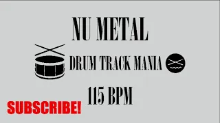 NU METAL Drum Backing Track 120 BPM Drums Only