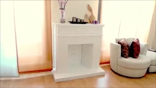 DIY CRAFTS: Decorative cardboard fireplace - Isa ❤️