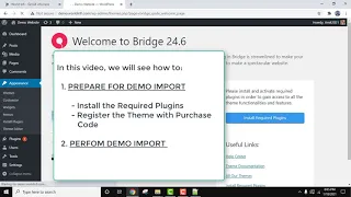 How to import demo content for WordPress themes from Themeforest