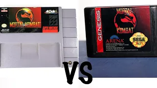 Mortal Kombat SNES VS SEGA GENESIS! Which is better?