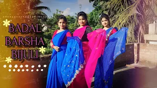 BADAL BARSHA BIJULI 🔥 Dance Cover|| Sawan Ko Pani || Ft.Papiya , Sumona & Anusuya || Treanding Song