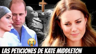 CONMOVEDOR! KATE MIDDLETON HACE TRES PETICIONES a LA CASA REAL BRITÁNICA Tras DIAGNÓSTICO de CÁNCER!