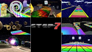 Mario Kart 7 CTGP-7 1.5 // All 7 Rainbow Road Courses [150cc]