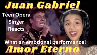 Teen Opera Singer Reacts To Juan Gabriel - Amor Eterno