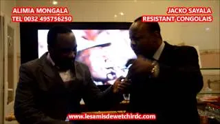 Jacko Sayala na micro ya Alimia Mongala a répondre Francis Kalombo sur amnistie ya ba Combattants