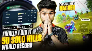 HIGHEST 50 SOLO FINISHES IN NEW MODE | WORLD RECORD BY LoLzZz ​⁠​⁠@LoLzZzGaming