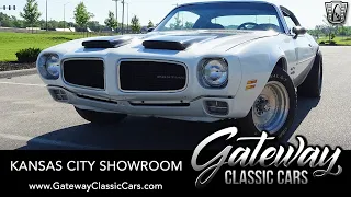 1970 Pontiac Firebird Formula 400- Gateway Classic Cars - Kansas City #00450