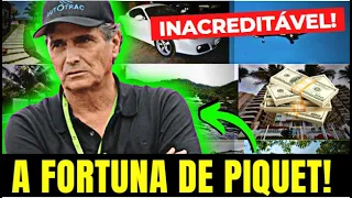 IMPRESSIONANTE A FORTUNA DE NELSON PIQUET! 💸 💰 VOCÊ NÃO VAI ACREDITAR COMO ELE CONSEGUIU TANTA GRANA