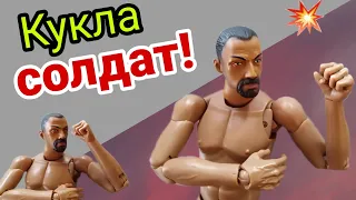 Кукла СОЛДАТ! Как я подбирала тело и голову шарнирной кукле! Обзор.