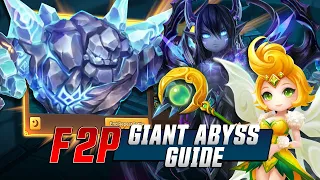 Free to Play Starter Guide to Giants Abyss Hard!