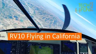 First flight in RV10 airplane (LA 2022)