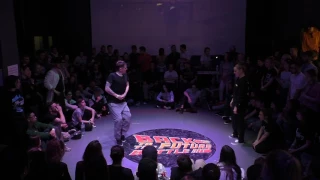 Ахатыч vs Kriss popping pro Back to the future battle 2017