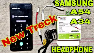 Samsung A54 5G , A34 5G Headphones 🎧 Note Supported || New Treck New Video || New Headphones Typ C 🎧