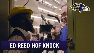 Watch Ed Reed Get the Hall of Fame Knock on the Door