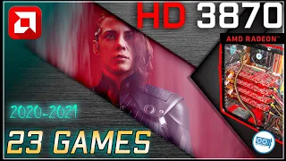 🔴AMD HD 3870 in 23 GAMES    | Our FAVORITE 14 year-old GPU in 2021
