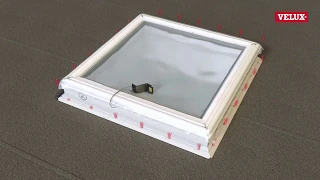 VELUX Curved glass rooflight installation