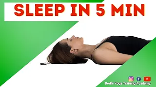 😴Amazing Mind Relaxation Technique | Sleep In 5 Minutes | Bodhi School of Yoga